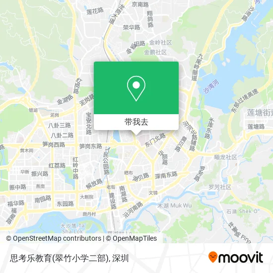 思考乐教育(翠竹小学二部)地图