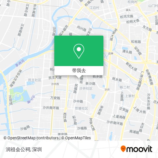 润祖会公祠地图