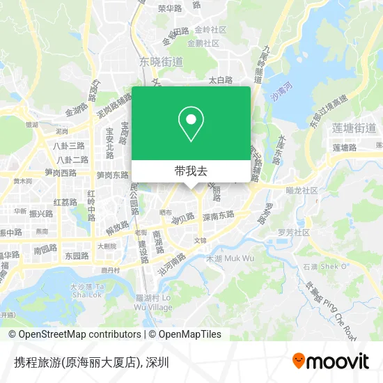携程旅游(原海丽大厦店)地图