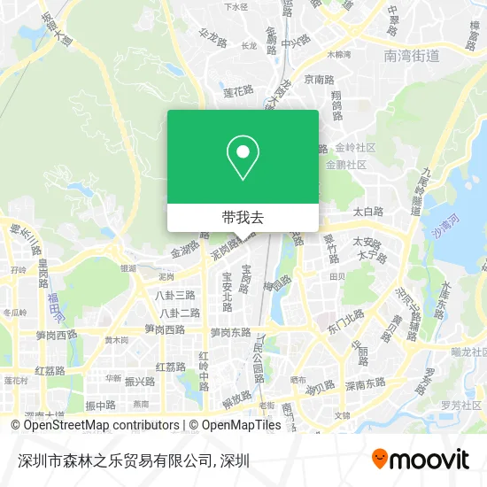 深圳市森林之乐贸易有限公司地图