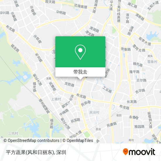 平方蔬果(风和日丽东)地图