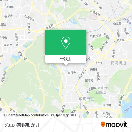 尖山排芙蓉苑地图