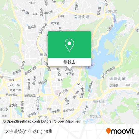 大洲眼镜(百仕达店)地图