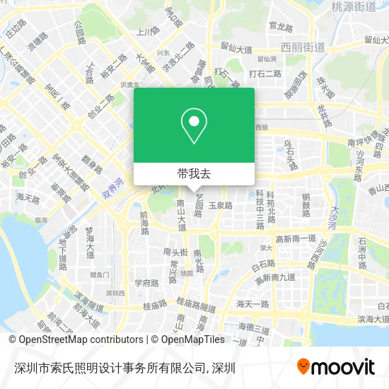 深圳市索氏照明设计事务所有限公司地图