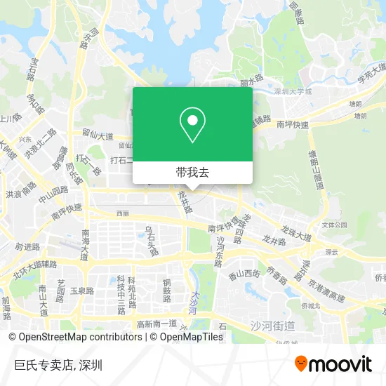 巨氏专卖店地图