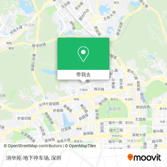 润华苑-地下停车场地图