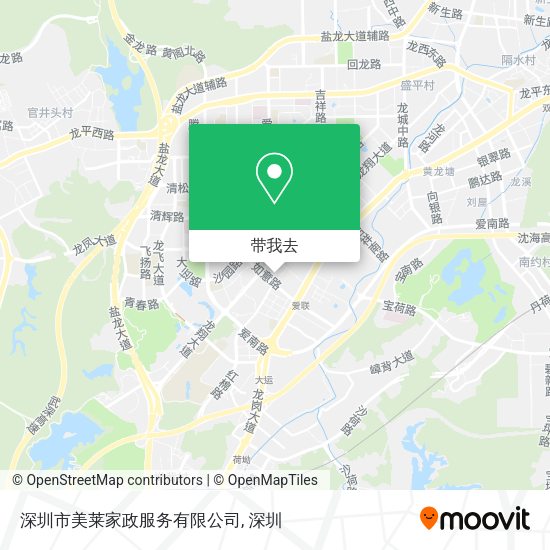 深圳市美莱家政服务有限公司地图