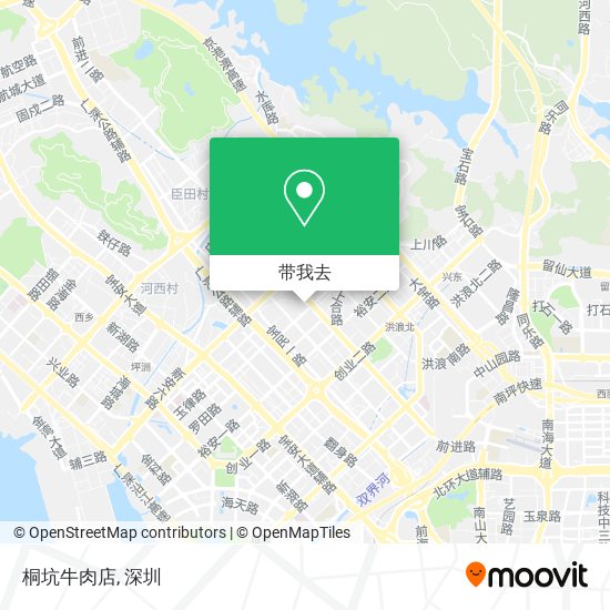 桐坑牛肉店地图