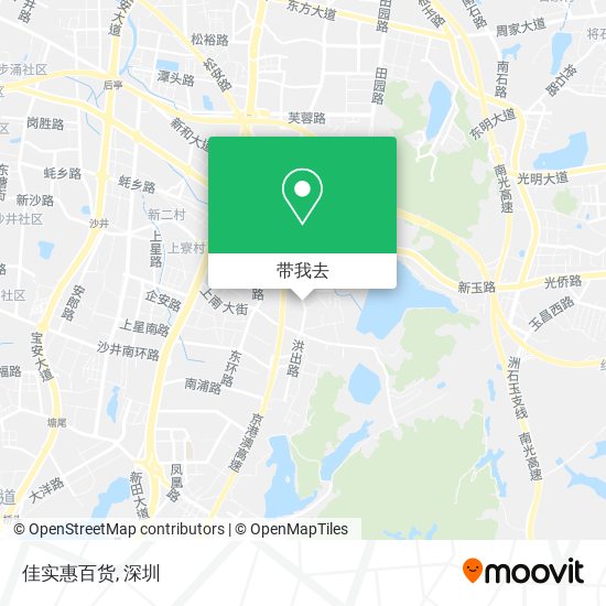 佳实惠百货地图