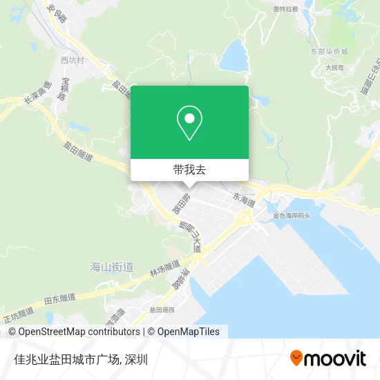佳兆业盐田城市广场地图