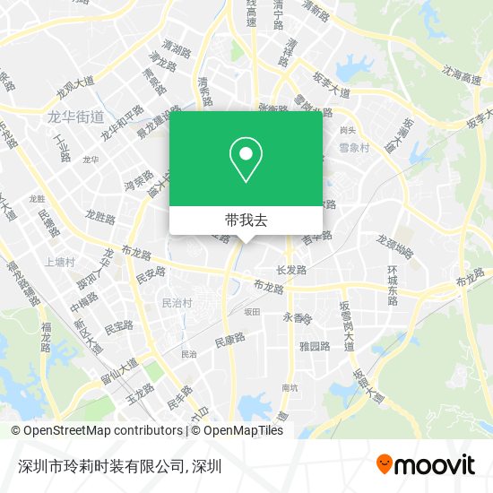 深圳市玲莉时装有限公司地图