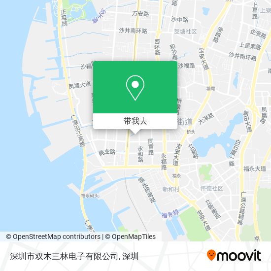深圳市双木三林电子有限公司地图