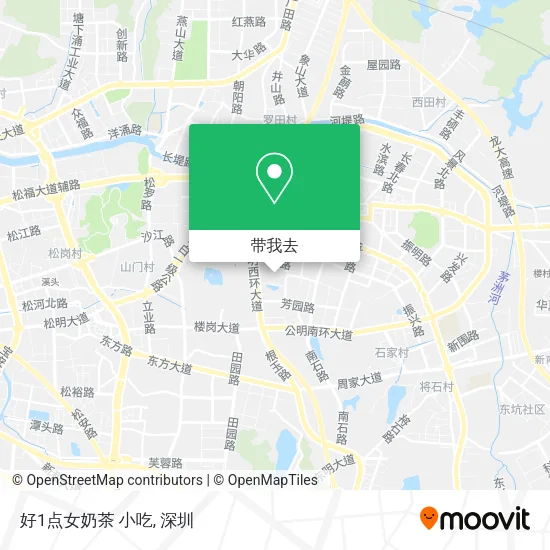 好1点女奶茶 小吃地图