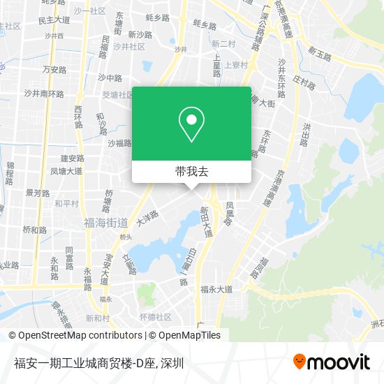 福安一期工业城商贸楼-D座地图