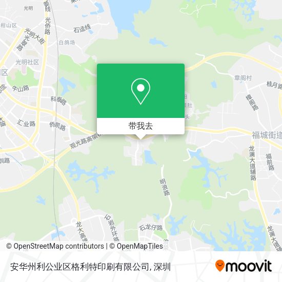 安华州利公业区格利特印刷有限公司地图