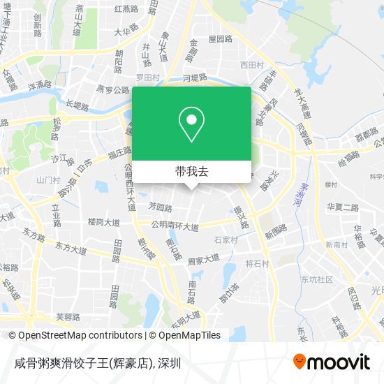咸骨粥爽滑饺子王(辉豪店)地图