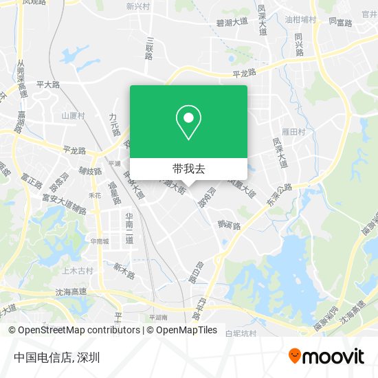 中国电信店地图
