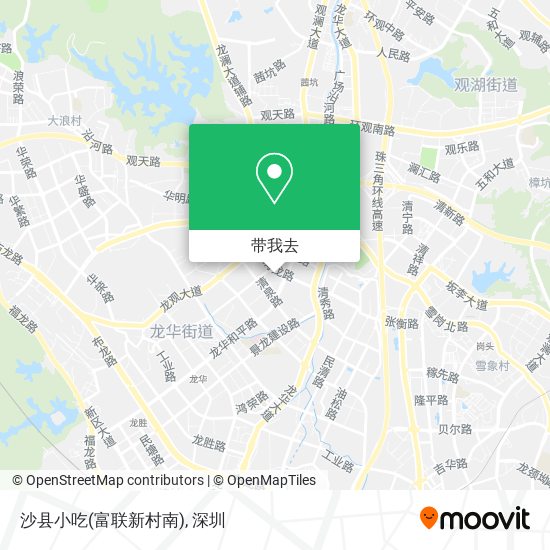 沙县小吃(富联新村南)地图