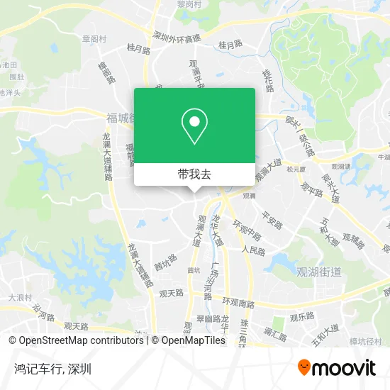 鸿记车行地图