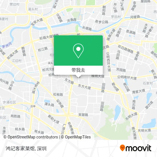 鸿记客家菜馆地图