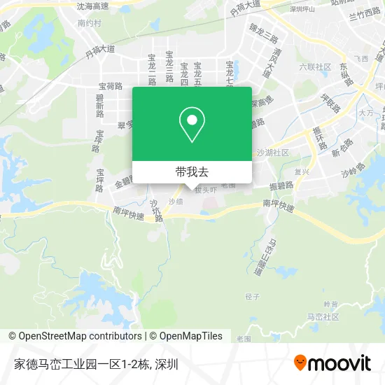 家德马峦工业园一区1-2栋地图