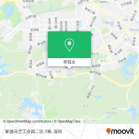 家德马峦工业园二区-7栋地图