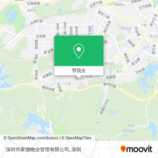 深圳市家德物业管理有限公司地图