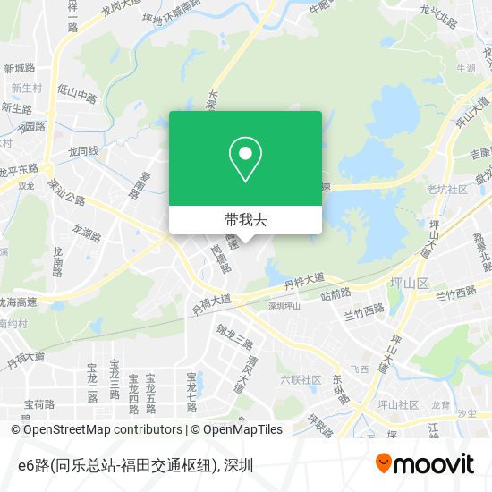 e6路(同乐总站-福田交通枢纽)地图