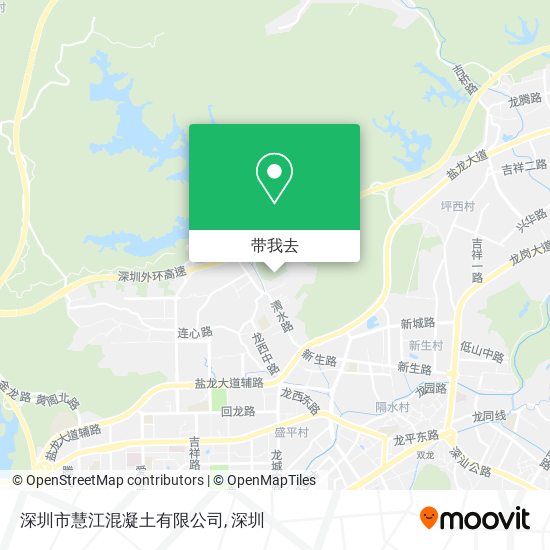 深圳市慧江混凝土有限公司地图