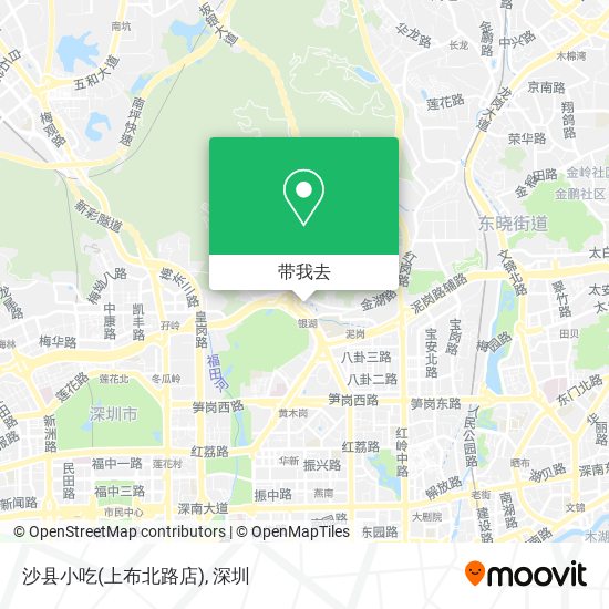 沙县小吃(上布北路店)地图