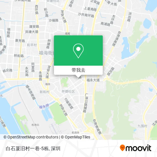 白石厦旧村一巷-5栋地图