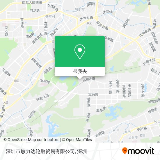 深圳市敏力达轮胎贸易有限公司地图