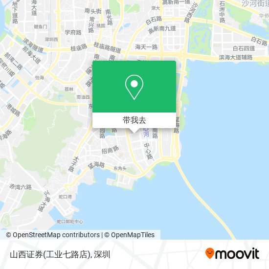 山西证券(工业七路店)地图