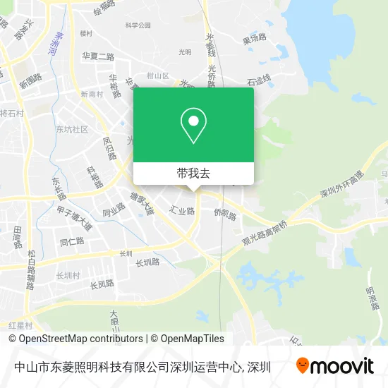 中山市东菱照明科技有限公司深圳运营中心地图