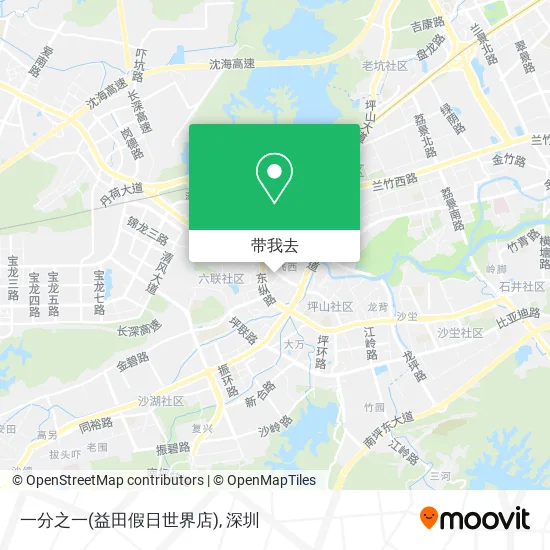一分之一(益田假日世界店)地图