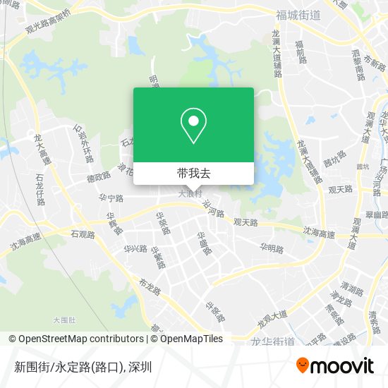 新围街/永定路(路口)地图