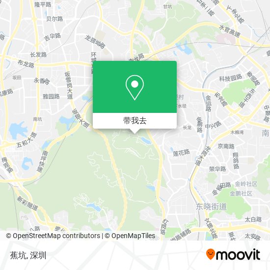 蕉坑地图