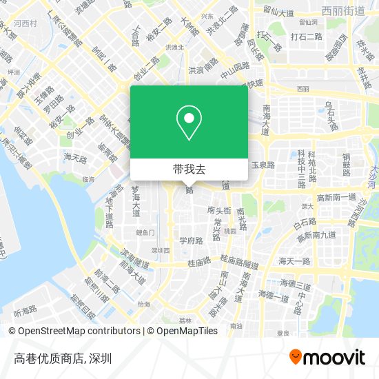 高巷优质商店地图