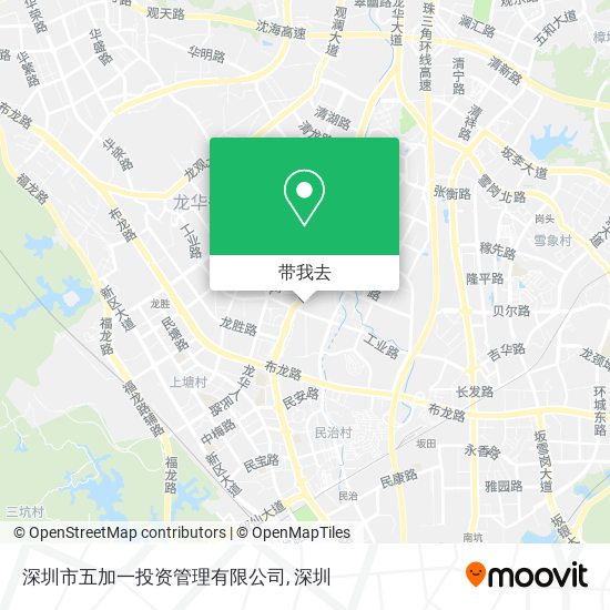 深圳市五加一投资管理有限公司地图