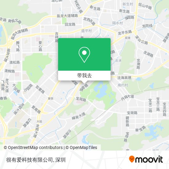 很有爱科技有限公司地图