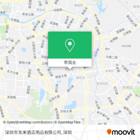 深圳市东来酒店用品有限公司地图
