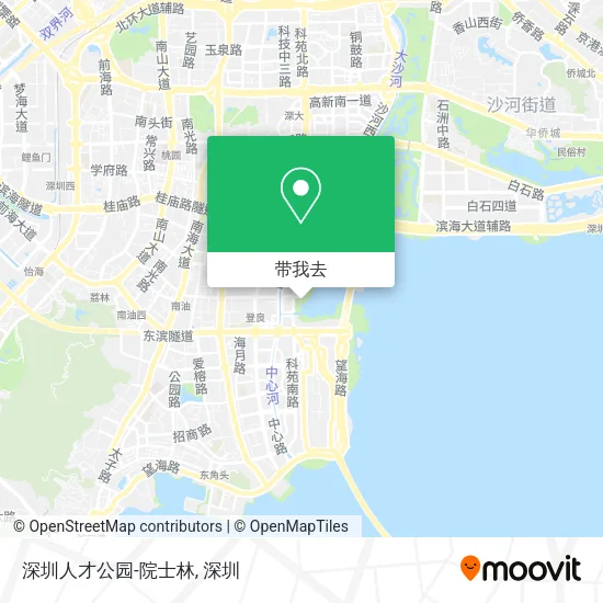 深圳人才公园-院士林地图