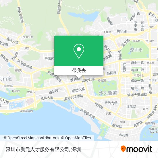 深圳市鹏元人才服务有限公司地图