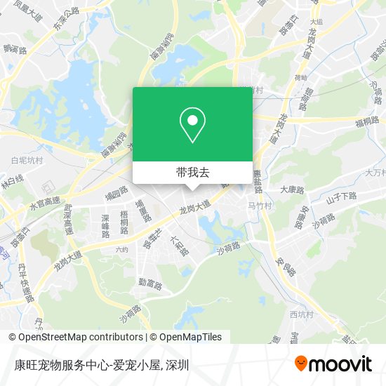 康旺宠物服务中心-爱宠小屋地图