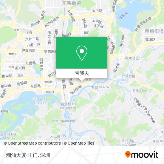潮汕大厦-正门地图