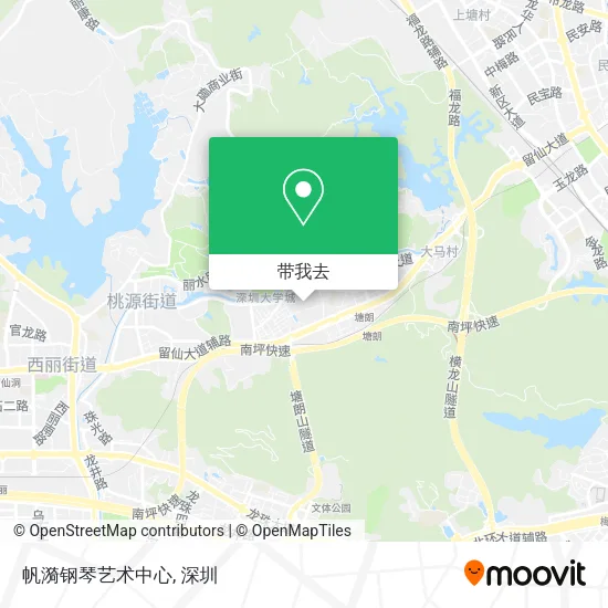 帆漪钢琴艺术中心地图