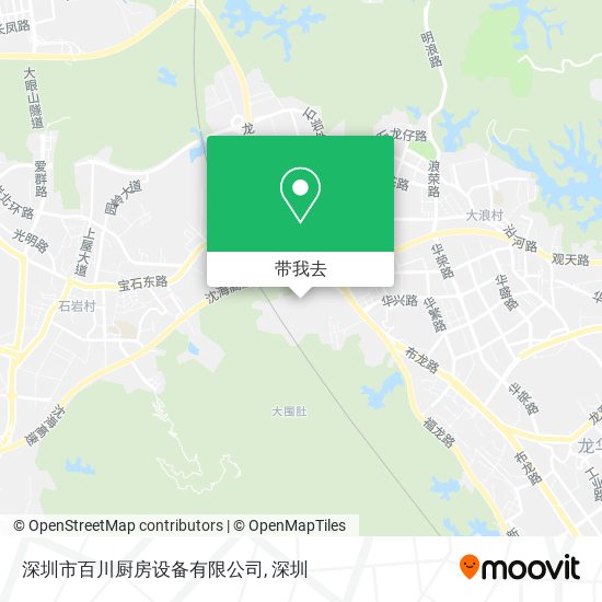 深圳市百川厨房设备有限公司地图