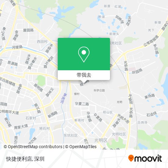 快捷便利店地图