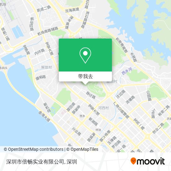 深圳市倍畅实业有限公司地图