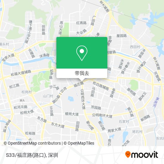 S33/福庄路(路口)地图
